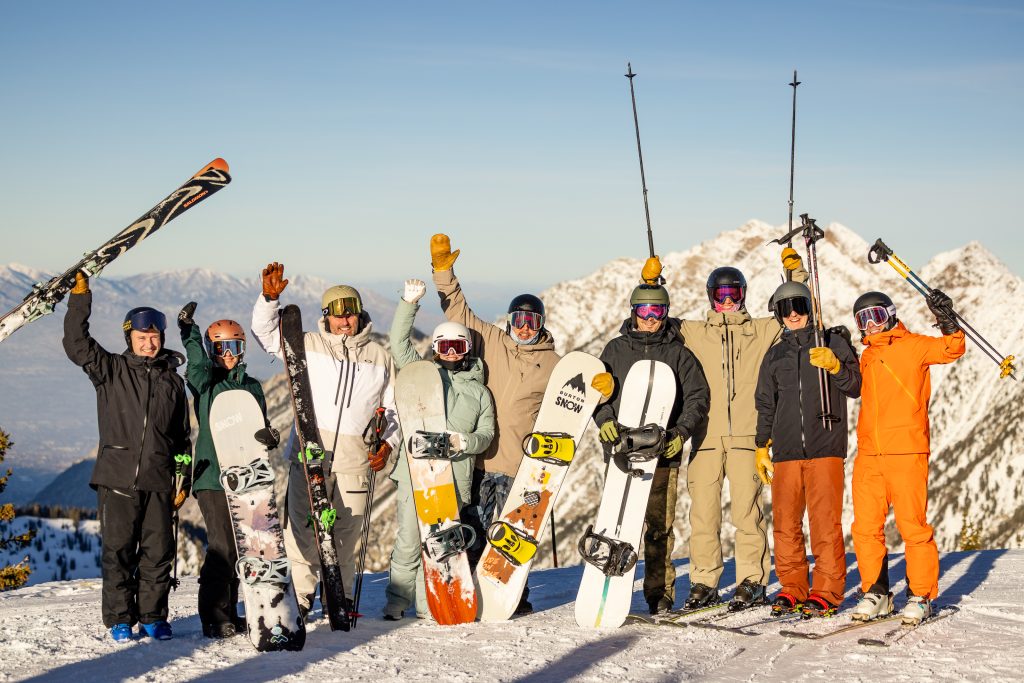 The SnowCloud team at the NSAA West Conference and Tradeshow at Snowbird, UT.